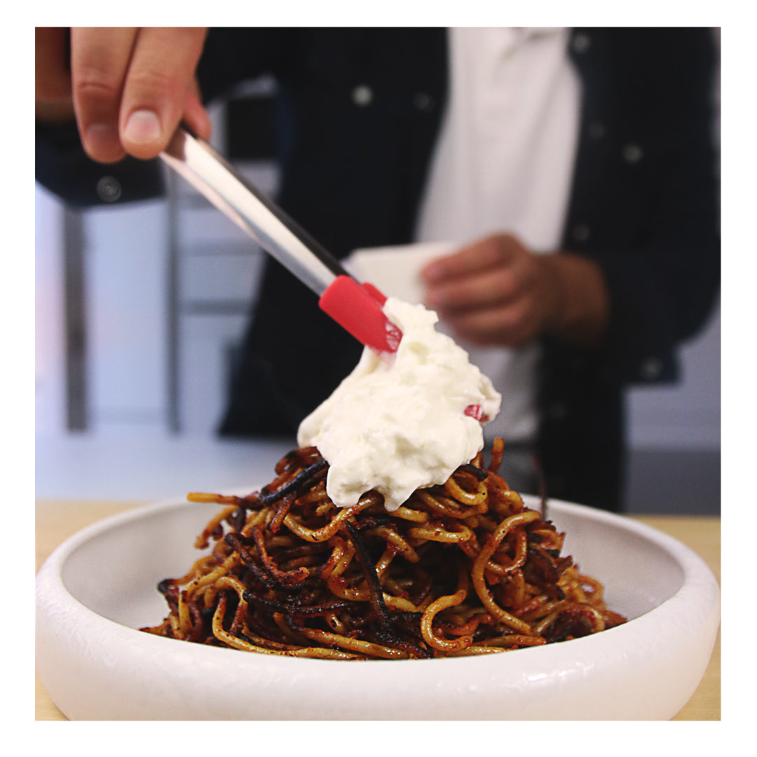 Spaghetti all'assassina e stracciatella