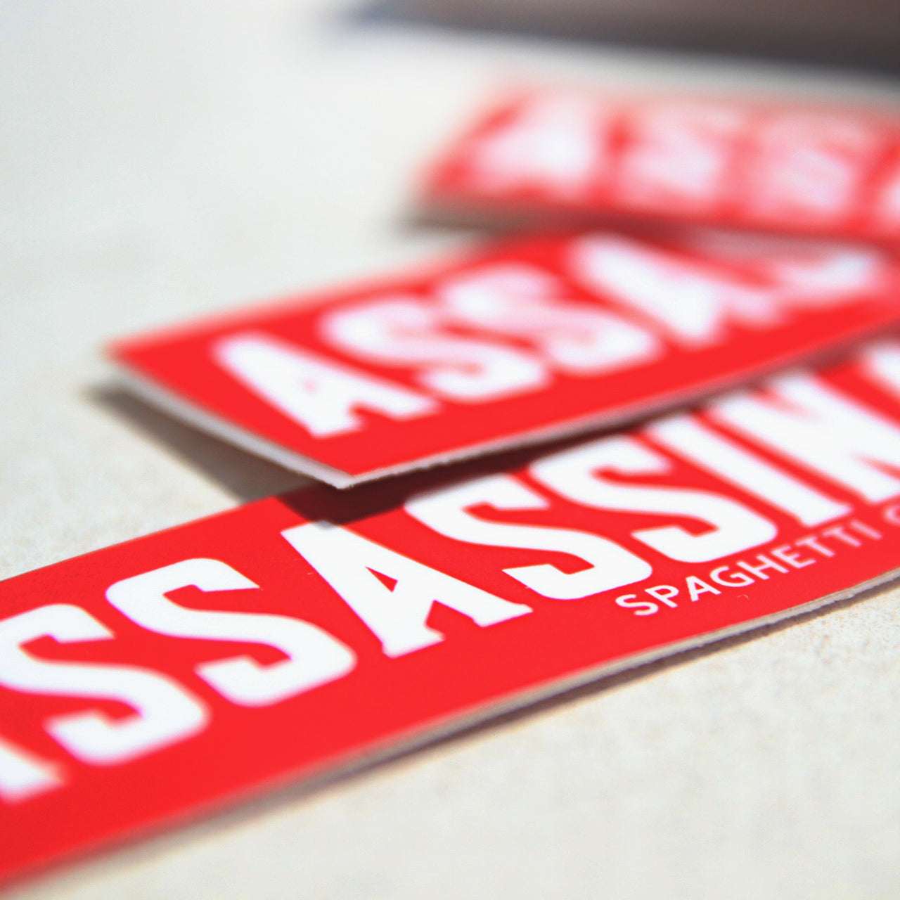 Stiker ASSASSINA spaghetti croccanti